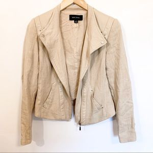 Mark Zunino• Vegan Leather And linen jacket